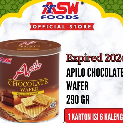 

Apilo Wafer Chocolate Cream 290 Gr 6 Pc Arton
