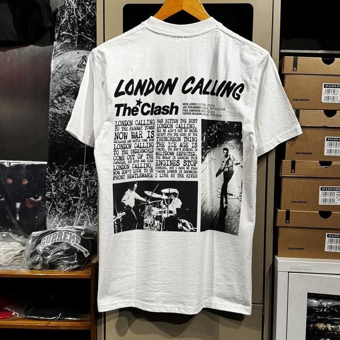 Promo The Clash - London Calling Tshirt White