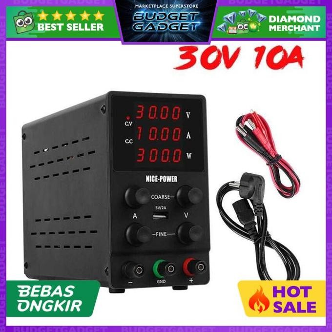 New Nice-Power Adjustable Dc Power Supply 30V 10A - Sps3010