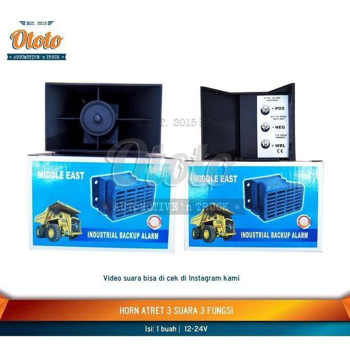 Promo klakson mundur 3 suara klakson atret 3 suara alarm atret 3 suara COD