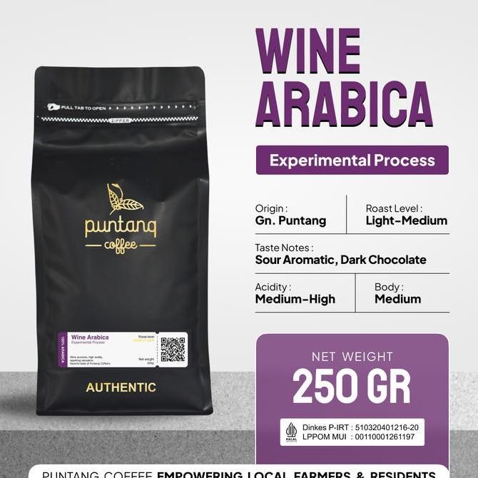 

KOPI ARABIKA PUNTANG WINE-BIJI KOPI PUNTANG SINGLE ORIGIN SPESIAL 250G TERMURAH