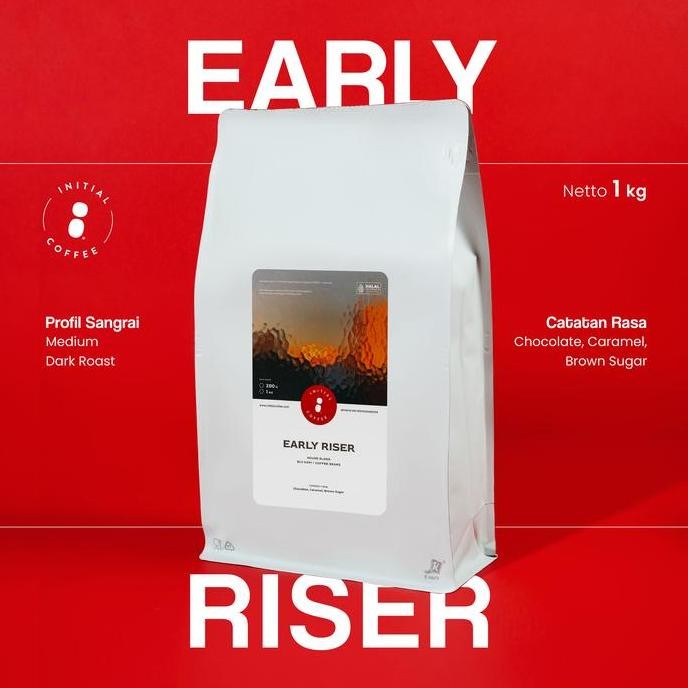 

BIJI KOPI EARLY RISER BLEND INITIAL COFFEE 1 KG TERMURAH