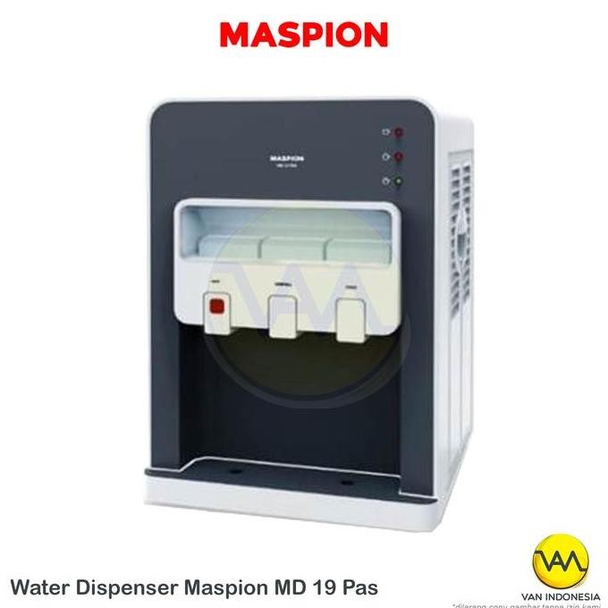 NEW Dispenser Air Minum 3 Kran (Normal,Panas,Dingin) MASPION MD-19 PAS