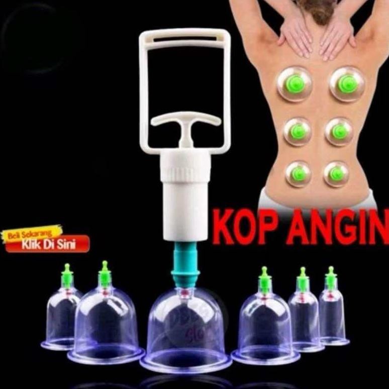 Kop Angin Alat Bekam Isi 6 Cup Mengobati Masuk Angin dan Kesehatan Badan
