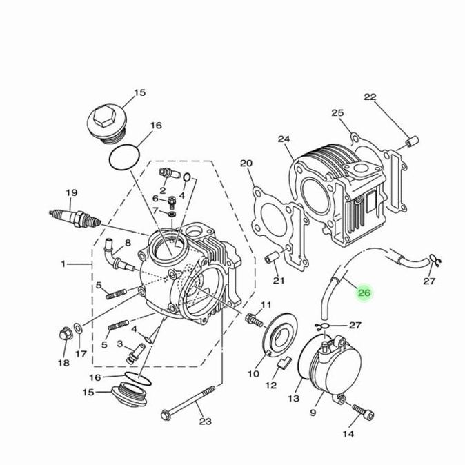 siap kirim hose selang hawa mesin mio sporty smile