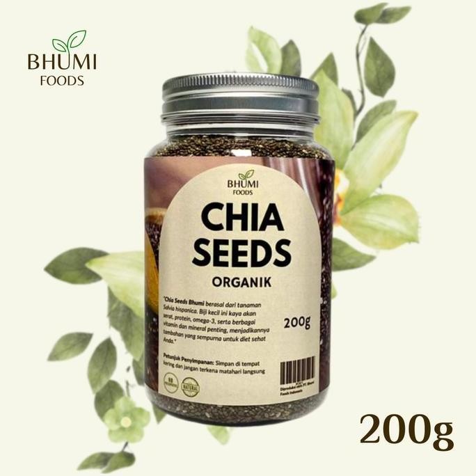 

BHUMI FOODS CHIA SEEDS ORGANIK 200G - BIJI CHIA ORGANIC TERMURAH