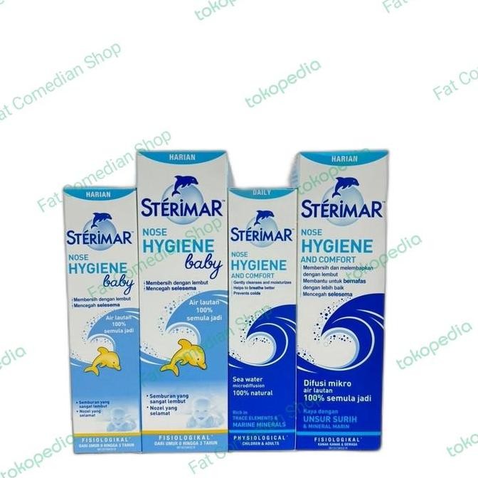 BEBAS ONGKIR - Sterimar Baby Hygiene Nasal spray 50 ml / 100 ml - Sterimar Adult Hygiene Nasal spray