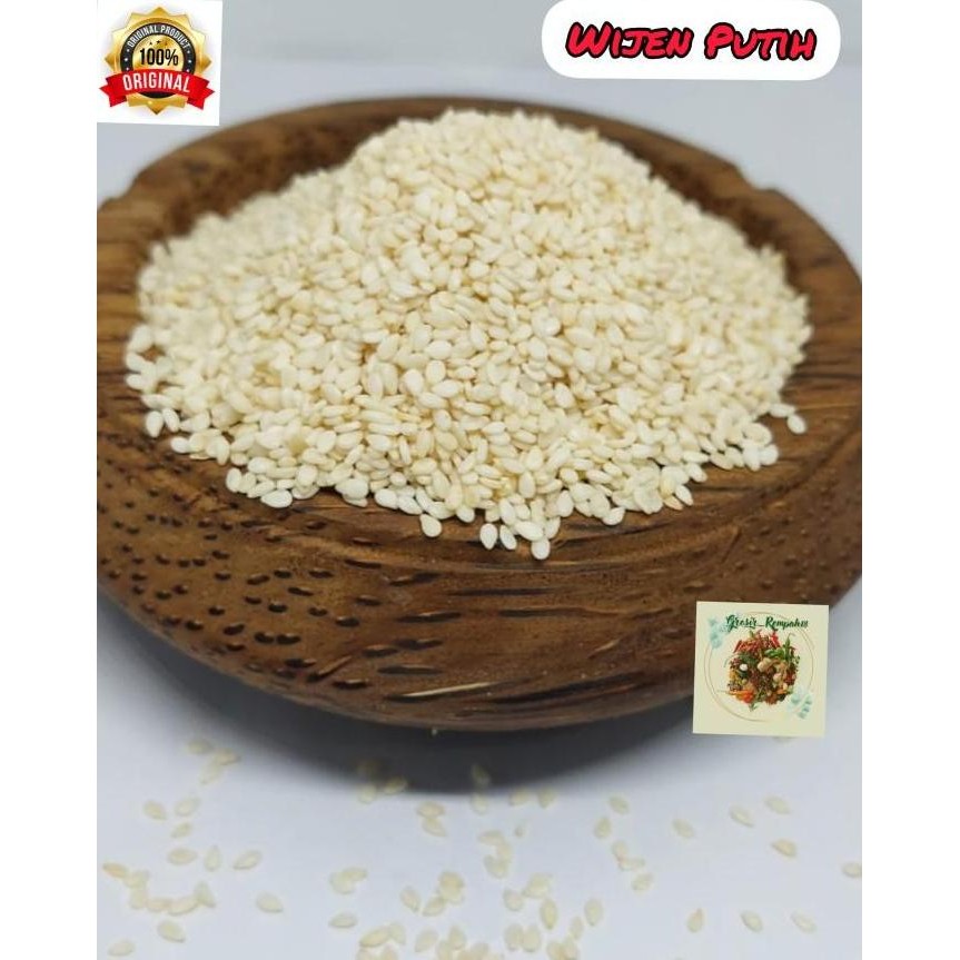 

WIJEN PUTIH / WHITE SESAME SEED / BIJI WIJEN PUTIH 500GRAM TERMURAH