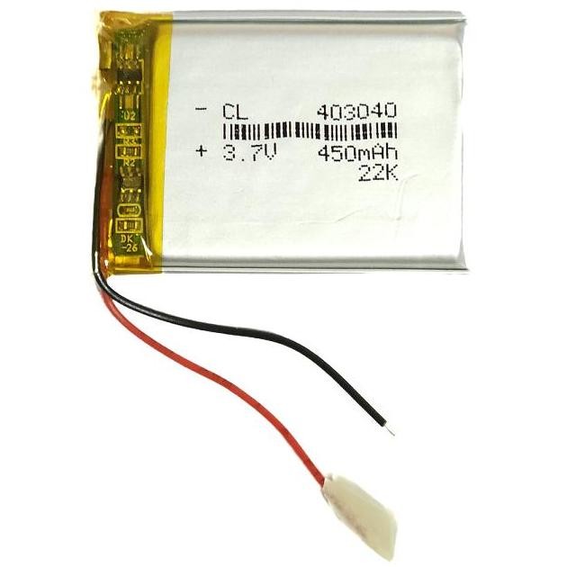 battery rechargeable li-polymer 3.7v 450mah 043040 403040 ori -