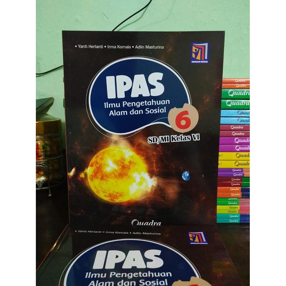 ready stock IPAS SD KELAS 6 KURIKULUM MERDEKA PENERBIT QUADRA