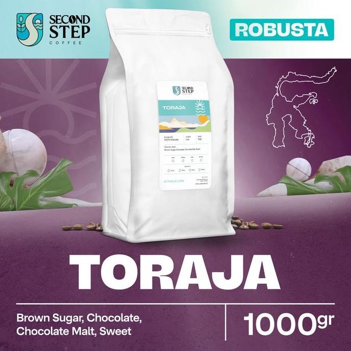 

BIJI KOPI ROBUSTA TORAJA SULAWESI COFFEE ROAST BEANS ESPRESSO 1KG BUBUK TERMURAH