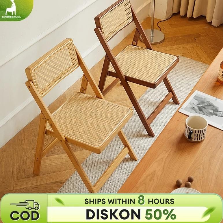kursi lipat kursi Makan kursi lipat kayu Kursi Rotan kursi belajar kursi lipat portable kursi cafe
