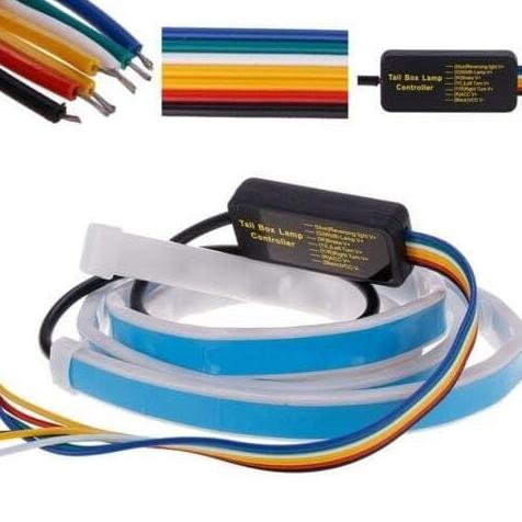 Promo LAMPU DRL RGB BAGASI BELAKANG LED Strip TAIL TRUNK RUNNING JALAN COD