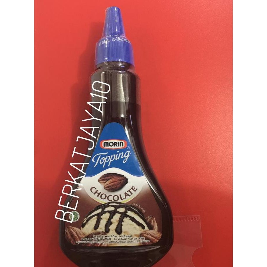 

Produk Baru!! Morin Topping Chocolate Selai coklat kemasan botol 310 gr