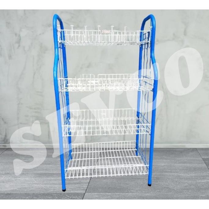 Rak Piring Besi Master Susun 4 / Rak piring