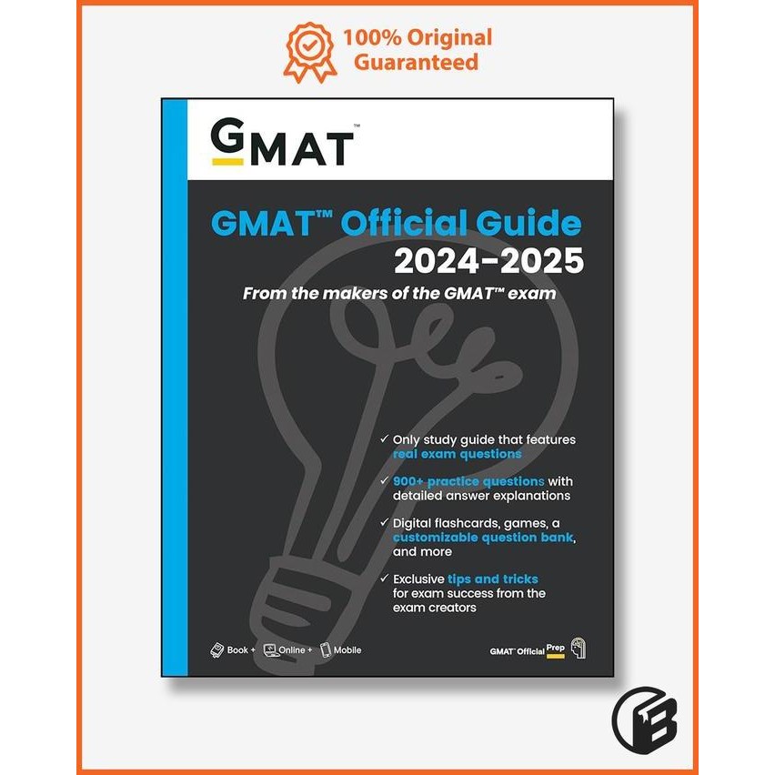 ready stock Buku Import GMAT Official Guide 2024-2025 (Original Paperback)