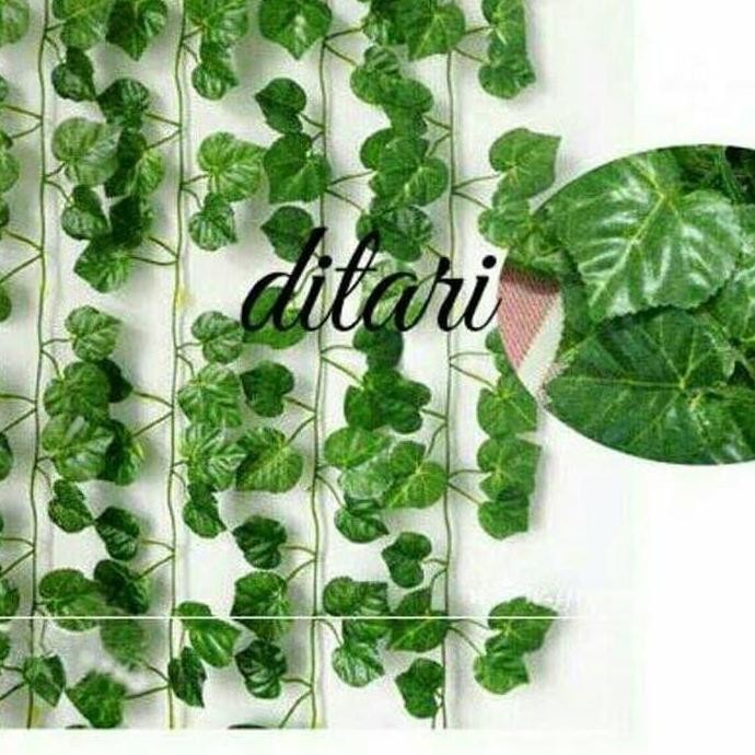 Promo DAUN RAMBAT ANGGUR BUNGA PLASTIK ARTIFICIAL ARTIFISIAL DEKORASI COD