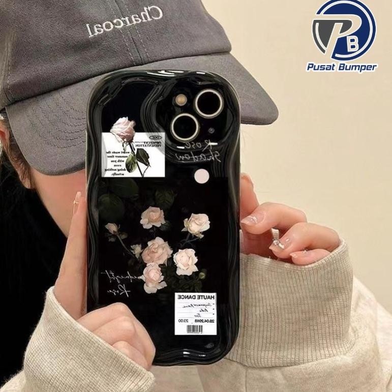 vf-52 Wd-54 Ss858 Softcase Silikon Shockproof Flower Oil Painting Aesthetic For Realme C75 C65 8I 8 