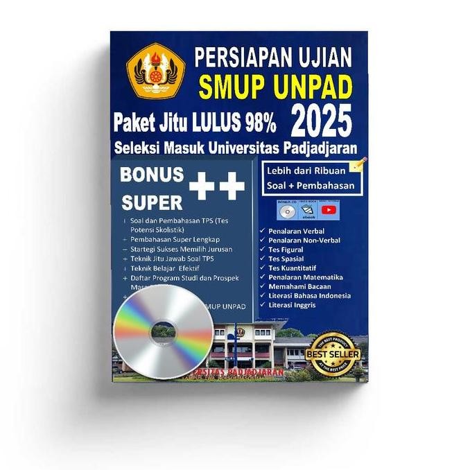 ready stock BUKU PERSIAPAN DAN PANDUAN SMUP UNPAD 2024 SOSHUM IPS SELEKSI MANDIRI