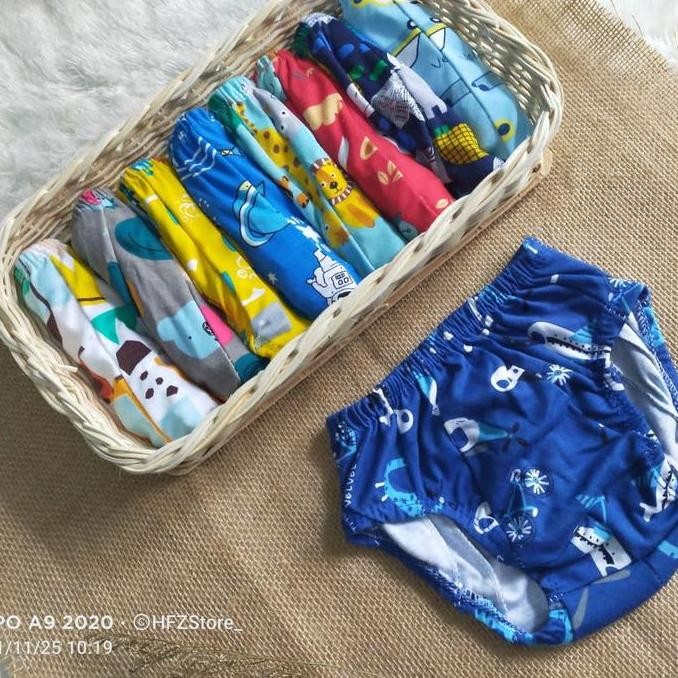 || BEAST / 12 pcs Celana dalam anak laki-laki dan perempuan usia 1-5th kemasan pouch Motif Fashion p