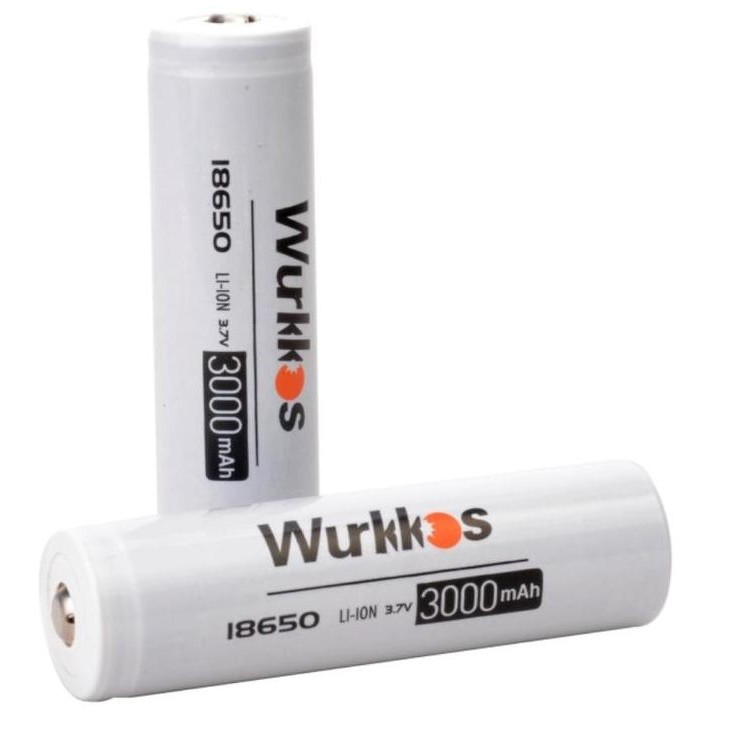 TERMURAH - Battery Wurkkos 18650,3000MAH Original Wurkkos Li-Ion 3,7V Baterai
