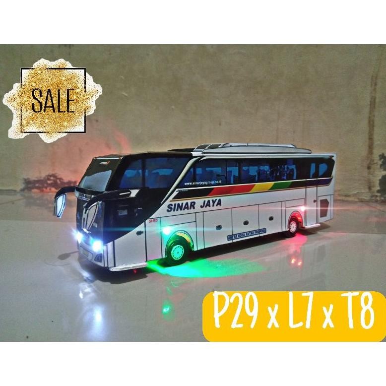 Terlaris Miniatur Bus Papercraft Skala 50 Murah