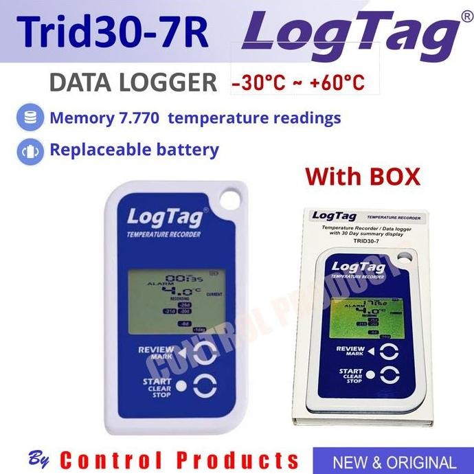 TERBARU - Data Logger LogTag TRID30-7R / Pengukur Suhu Termometer Kulkas Vaksin