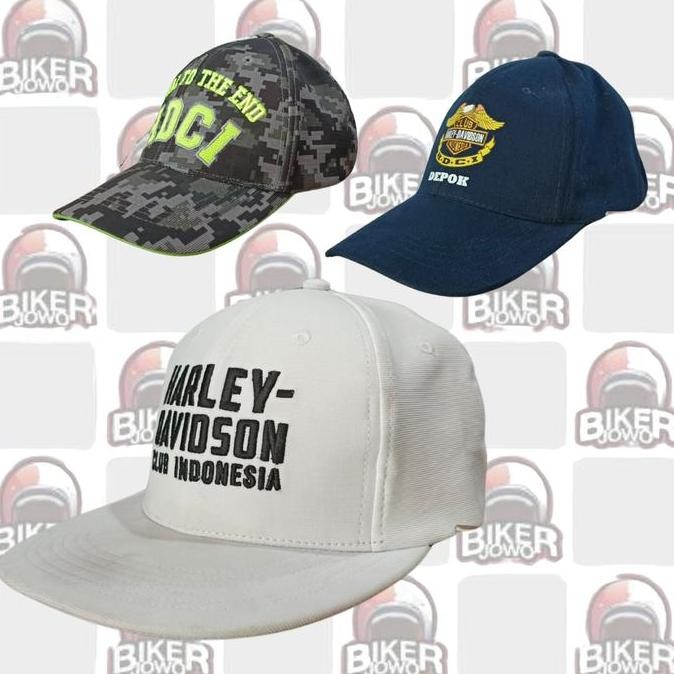 HDCI Cap Official - Topi Harley Davidson Motif Original Official Store murah