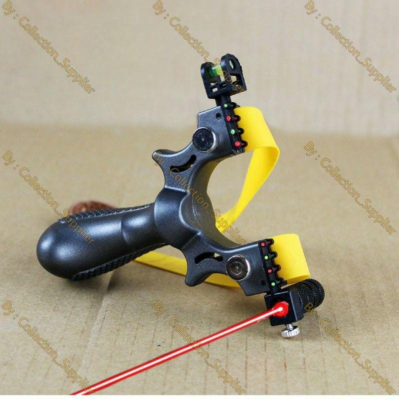 Ketapel Tactical Slingshot With Laser Sight & Tali Ketapel Ketapel Slingshoot Ketapel Laser Allumini