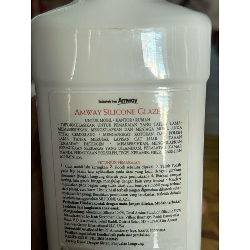 Amway Silicone Glaze ( 500 Ml ) Pengkilap Body Motor & Mobil