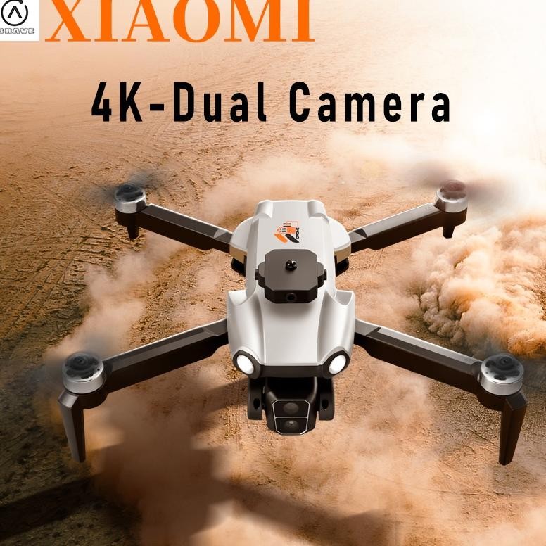 XIAOMIDrone R104PRO/kamera ganda 4K HD, motor tanpa sikat/pesawat mainan/drone kamera jarak jauh