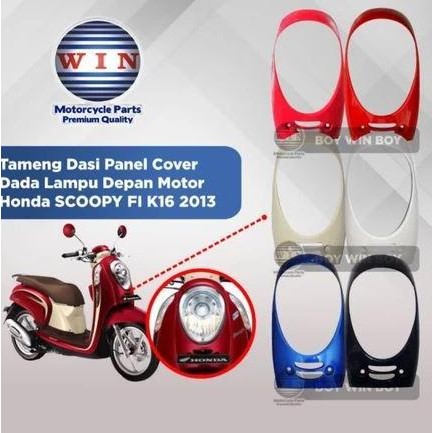 Promo COVER DEPAN LAMPU I PANEL DASI COVER DADA MOTOR HONDA SCOOPY FI K16 2013 2014 2015 COD