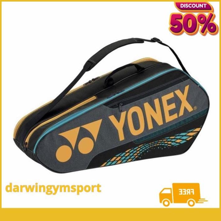 TAS RAKET BADMINTON YONEX BA42126EX TEAM RACQUET BAG CAMEL GOLD BEST SELLER