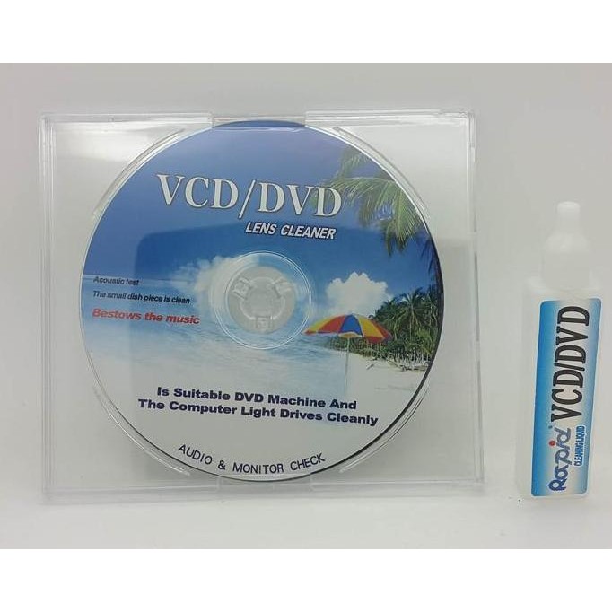 Vcd / DVD / CD-room Lens Cleaner & Audio Tape Head Cleaner