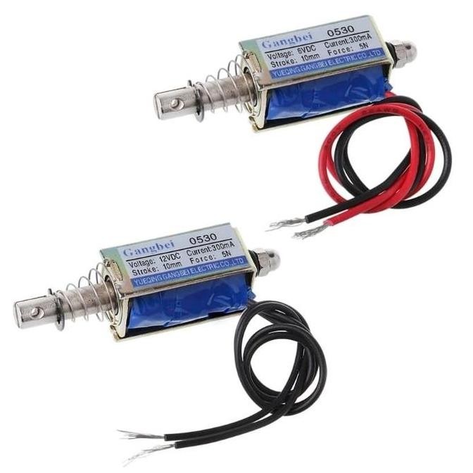 JF-0530B Push Pull Selenoid Electromagnetic Actuator mini 6V 12V 1A