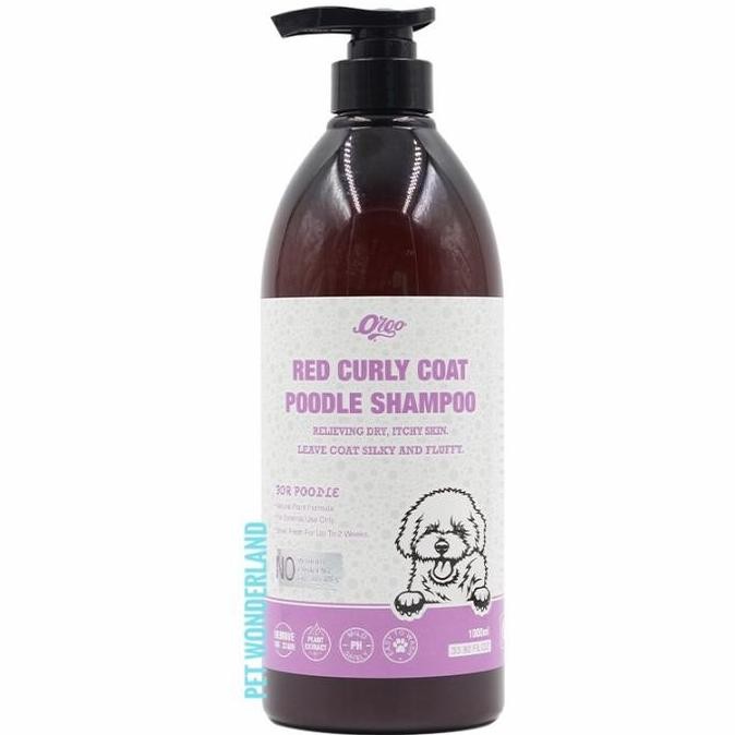 Orgo Shampoo Red Poodle - Red Curly Pet Shampoo - Shampo Anjing Poodle