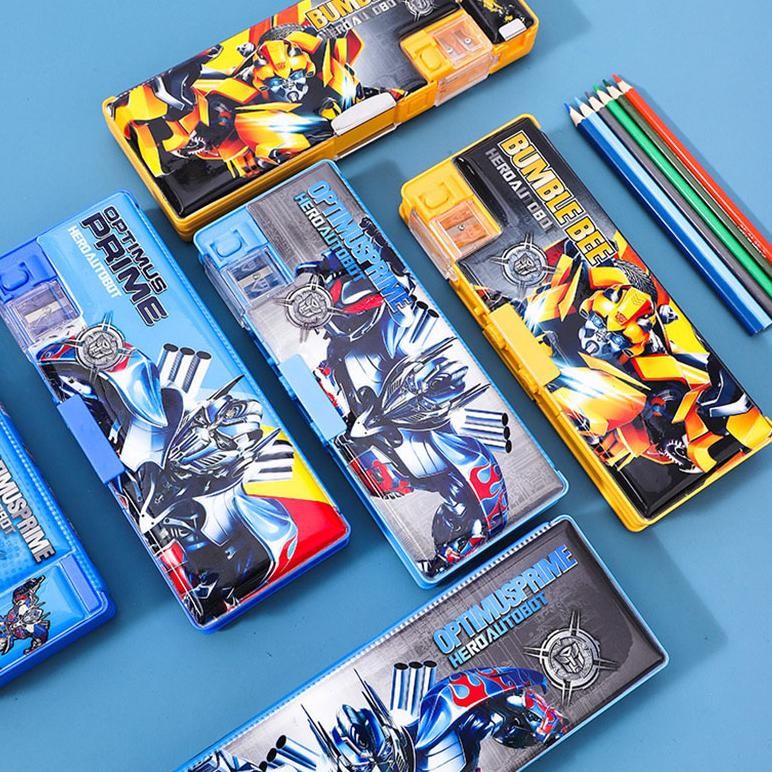 

terlaris kotak pensil anak laki laki kode sandi pencil case tempat pensil transformer password magnet tempat pensil laki laki murah