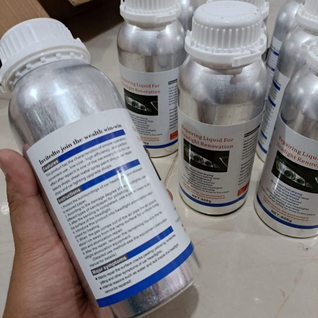 Liquid Cairan Nano Burn Coating Poles Headlamp Lampu Mobil