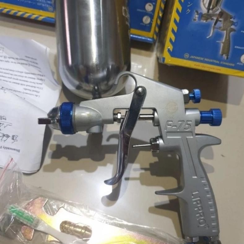 YZ LIPPRO SPRAY GUN F75 G SPRAY CAT LIPPRO F 75G TABUNG ATAS