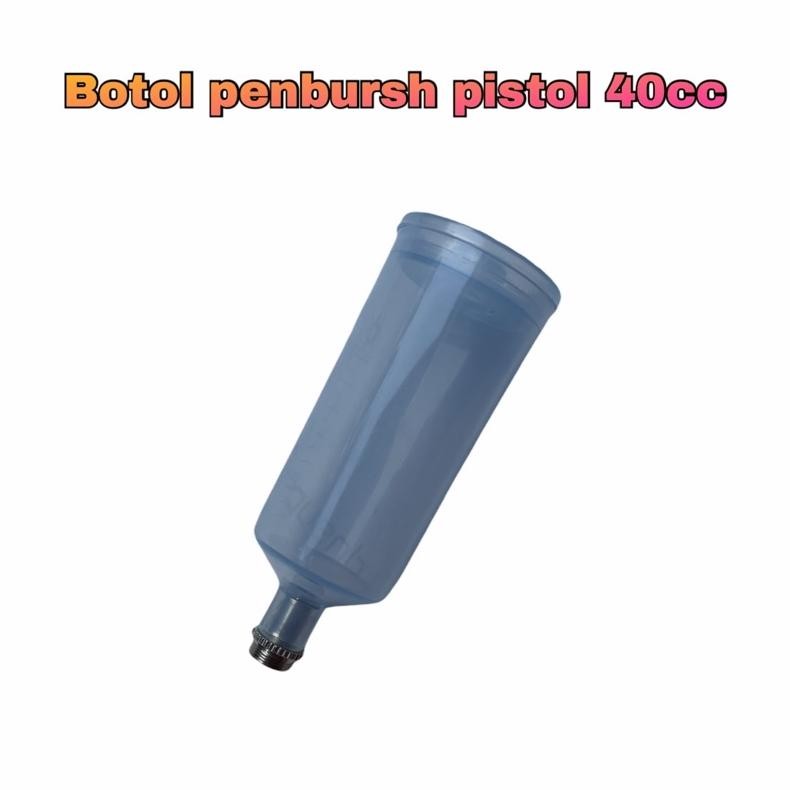 YZ Spearpart Penbursh Botol plastik 40ML, Nozzle Penbrush, Jarum Penbrush