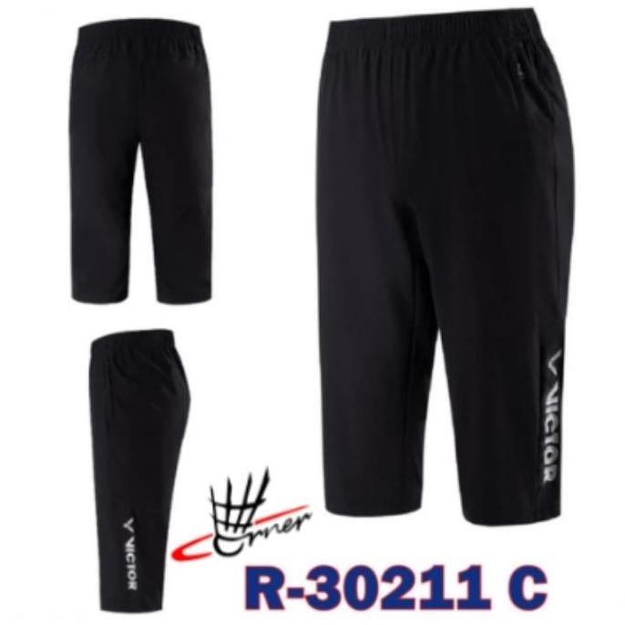 Celana Badminton Casual 3/4 Victor Cropped Pants R30211 R 30211 Ori