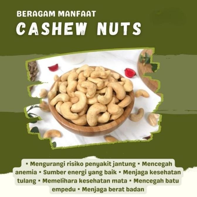 

Promo Kacang Mede Jumbo Sulawesi Mente Mete Utuh Jumbo 1 Kg