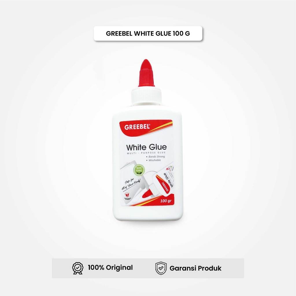 

Lem Kertas White Glue 100 Gram (100G/PCS) / Lem Kertas / Lem Putih / Lem Cair / Vemilo