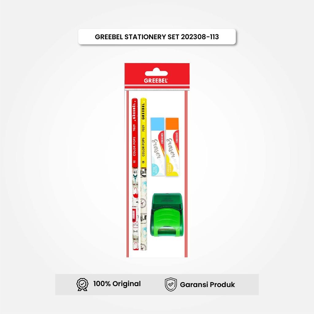 

GREEBEL Alat Tulis Set / Stationery Set 202308-113 / Paket Alat Tulis / Hampers Ulang Tahun