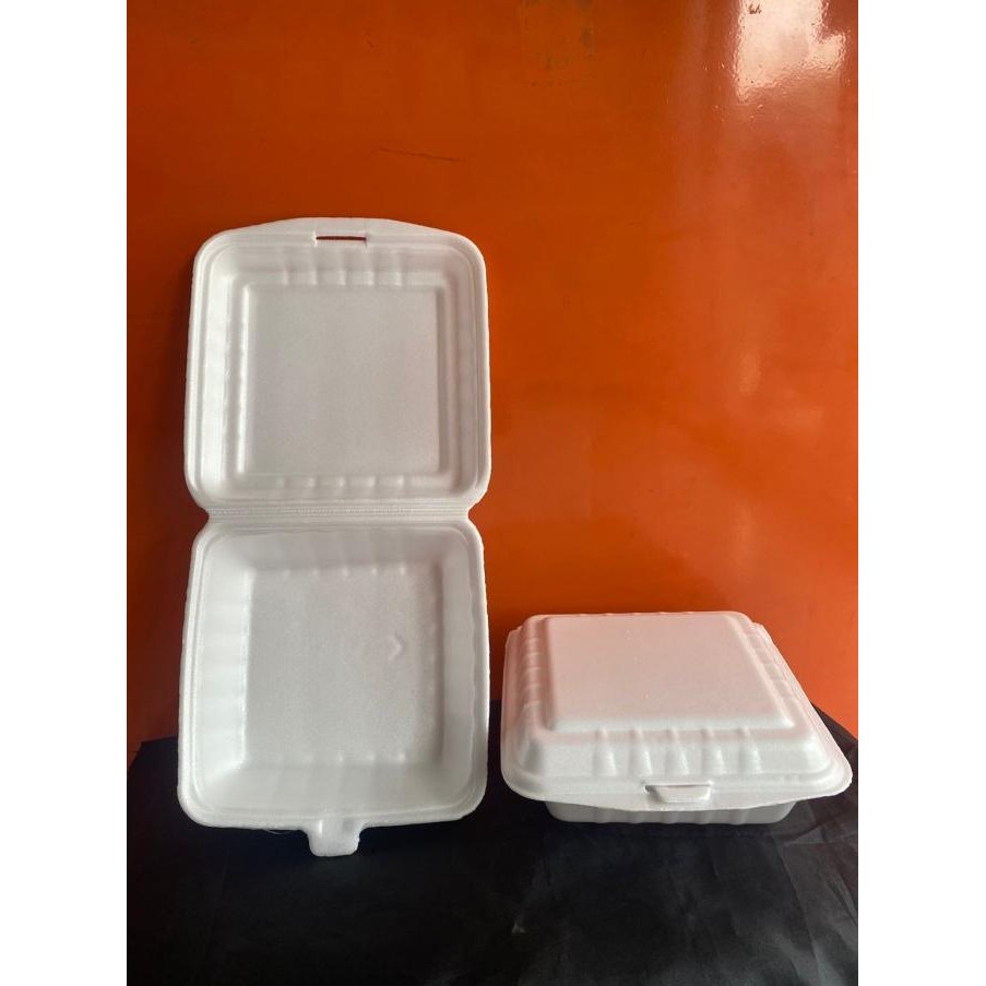 

((((()paling dicari] Foam/Styrofoam Nasi Tanpa Sekat L-03 Lux Isi 100 Pcs