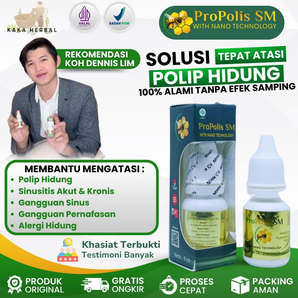 OBAT POLIP HIDUNG, BENJOLAN DIDALAM HIDUNG, TETES POLIP HIDUNG, PERONTOK POLIP HIDUNG / BENJOLAN DI 