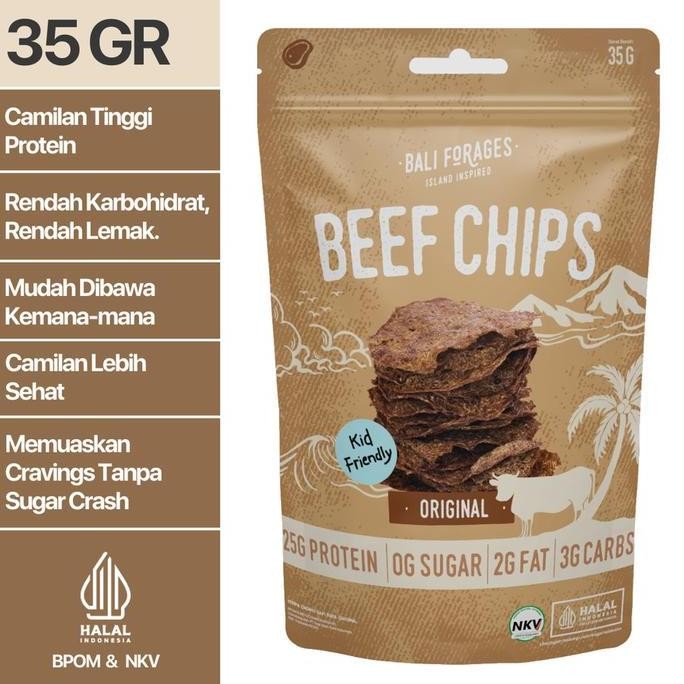 

Murah Beef Chips Original Crispy Bali Forages Keripik Daging Sapi Krispi