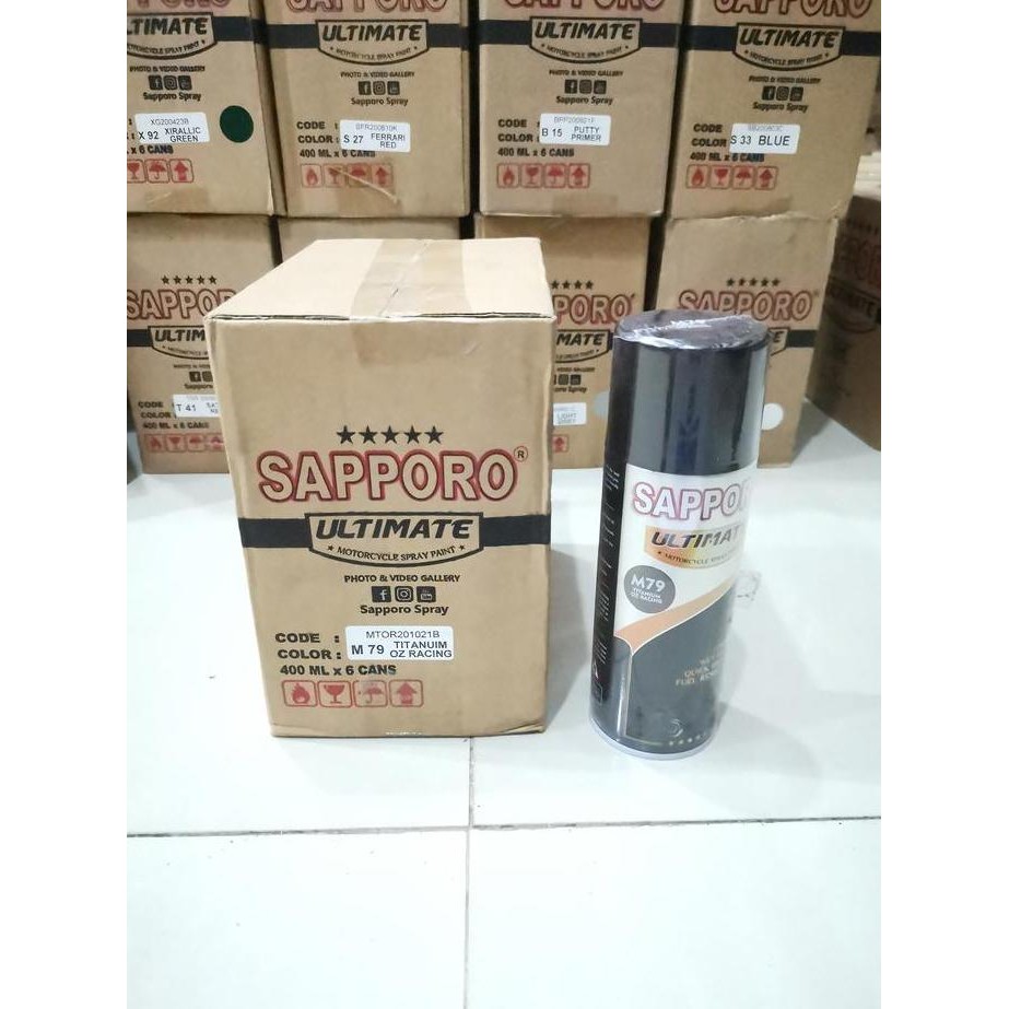 Cat Semprot Sapporo Ultimate M79 Titanium Oz Racing Original