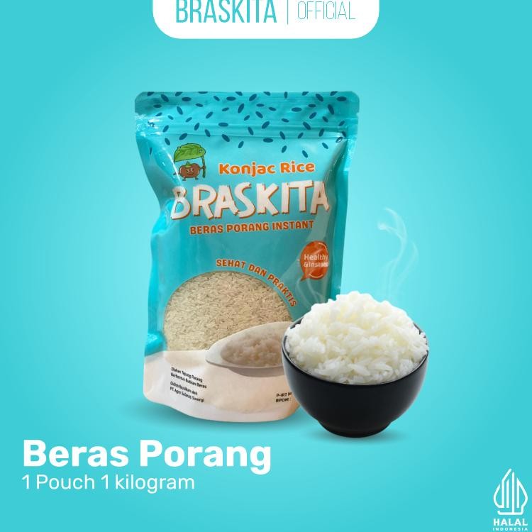 

Braita Bera Porang Pouch 1 G Hiratai Onjac Rice