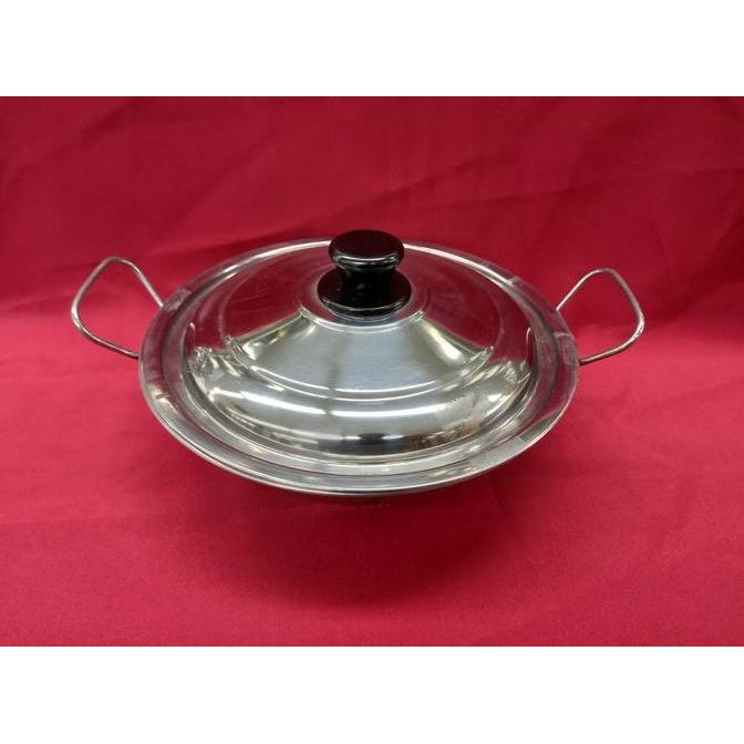 ~~~~~] HAKAI Stainless Mini Serving Wok / Piring Saji 22cm #SSHB-4/22